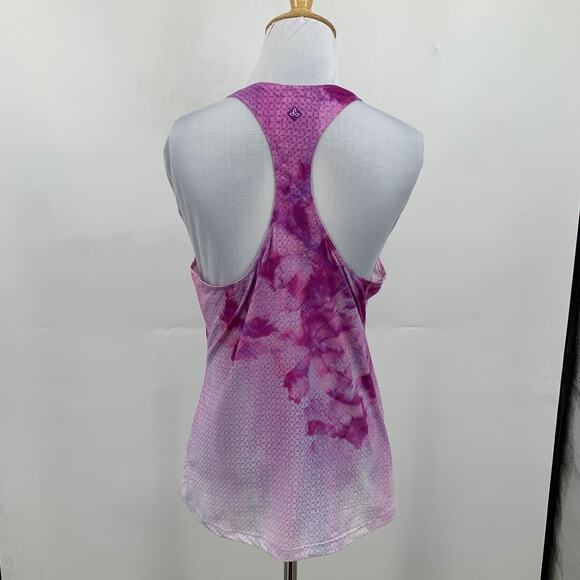Prana Tank Top Womens XL Extra Large Ombre Boost Print Racerback Performance - Picture 5 of 12
